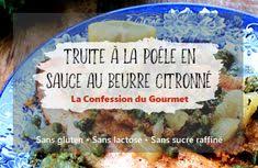 Truite A La Poele En Sauce Au Beurre Citronne Beurre Citronne Sauce Au Beurre Recette Biscuit Facile