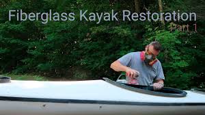3207 carver diy fiberglass stair, swimplatform, radar arch, hardtop. Fiberglass Kayak Restoration Part 1 Youtube