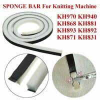 Knit using the garter stitch until your piece comfortably wraps around your sponge (about 5 inches). 2 New Sponge Bar Needle Presser Bar For Brother Kh260 Kh270 9mm Knitting Machine Ebay