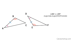 The triangles have 1 congruent side and 2 congruent angles. Triangle Congruence Postulates Asa Aas Explained 2019