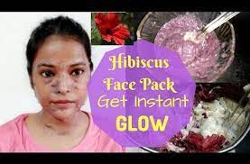 Hibiscus Flower Face Pack For Glowing Skin Shinny Roops Hibiscus Face Pack In Tamil Hibiscus For Face Pack How Flower Skin Hibiscus Skin Care Home Remedies
