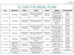 21 day fix meal plan how to use the containers free