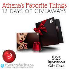 Buying a nespresso gift on giftly is a great way to send money with a suggestion to use it at nespresso.this combines the thoughtfulness of giving a gift card or gift certificate with the convenience and flexibility of gifting money. Pin On Athena S Favorite Things 12 Days Of Giveaways