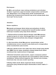 Maybe you would like to learn more about one of these? Pertanyaan Dan Jawaban Tentang Struktur Organisasi