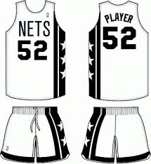 Nike nba brooklyn nets kevin durant black swingman jersey youth (8) small. Rumored New Brooklyn Nets Uniforms Nba Striped Jersey Uniform Brooklyn Nets