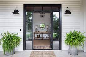 The idea combines both traditional and modern elements to produce a gorgeous, peaceful house. Modern Farmhouse Front Door Hgtv