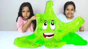 شفا و توأمتها يصنعون سلايم عملاق shfa and her twin make a giant slime youtube