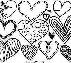 The most comprehensive image search on the web. Free Hand Drawn Hearts Vector Clipart Selection For Romantic Projects