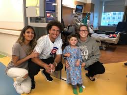 Today, Chicago Cubs outfielder Albert Almora and his wife Krystal visited  our Family Life Center and the Regenstein Cardiac Care Unit! Krystal added  to our Ace Hardware and Robbie Gould Patient and