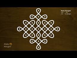 Simple Sikku Kolam With 7x1 Dots Melika Muggulu With 7 Dots Rangoli With Dots Make Rangoli Muggulu Design Colorful Rangoli Designs New Rangoli Designs