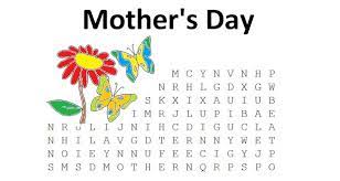 Download Printable Mother S Day Word Search For A Classroom Project