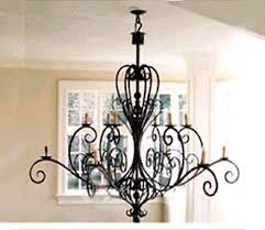 Outdoor chandeliers are designed to withstand the elements, so ul or etl listed damp ratings are a must. Wrought Iron Chandelier Wrought Iron Chandelier And Antique Chandelier