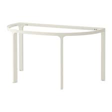 Bekant Frame For Half Round Table Top White 55 1 8x27 1 2 Ikea Half Round Table Round Table Top Table