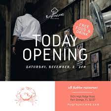 Today Opening Customizable Template Online Restaurant Menu Template Templates Menu Restaurant