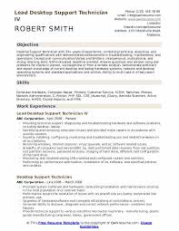 Desktop Support Technician Resume Samples Qwikresume