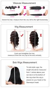 Hair Length Chart Full Lace Wigs Lace Front Wigs 360