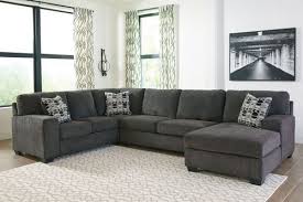 Ashley Ballinasloe Smoke Laf Sofa Couch Armless Loveseat Raf Corner Chaise Sectional Ottoman In Living Room Furniture Home Furniture
