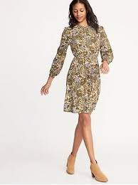 Women S New Arrivals Old Navy Ruffle Trim Dress Womens Dresses Dresses