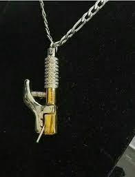 Stinger Pendant With Necklace Welder Jewelry Welding Metal Art Welded