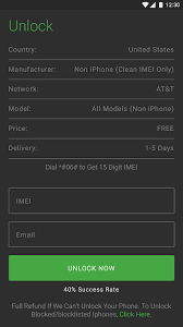 Learn one of the best methods on how to change android cell phone imei, id, sn number using apk box tool for free. Free Imei Sim Unlock Code At T Android And Iphone 1 5 23 Download Android Apk Aptoide