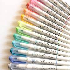 These New Mildliner Brush Pens From Zebra Zebracanada Make For Beautiful Watery Strokes Perfect For Lettering Zebra Mildliner Brush Pen Lettering Brush Pen