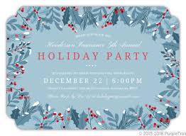 Find the perfect wedding invitation wording for you. Office Holiday Party Invitation Wording Ideas From Purpletrail