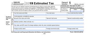You can report all types of income, expenses, and credits on form 1040. Irs Form 1040 Es Payment Voucher 4 1040 Form Printable