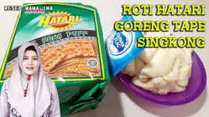 There are no stories available. Roti Goreng Isi Tape Singkong Resep Roti Gabin Hatari Youtube