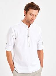 Slim Fit Uzun Kollu Hakim Yaka Poplin Gomlek Lc Waikiki Kapusonlu Gomlek Moda
