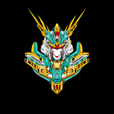 Gundam robotic mascot logo vector logo vector 5368400 Vector Art at Vecteezy