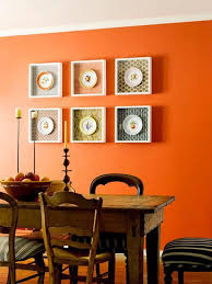 Coordinating With Orange Walls Plates On Wall Home Decor Decor