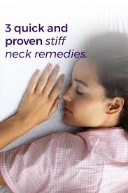 3 Quick And Proven Stiff Neck Remedies Purple Stiff Neck Remedies Stiff Neck Stiff Neck Relief
