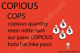 Meaning Of Copious