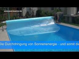Schwimmbad Abdeckung Sunpower Youtube Sonnenenergie Schwimmbader Poolabdeckung