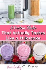 Rich Creamy Protein Shake That S Actually A Milkshake Recipe Protein Powder Shakes Protein Shakes Easy Protein Shakes