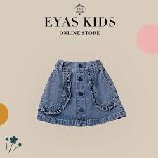 Eyas dívčí krajka s bílým páskem džínová sukně