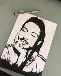 Romeo Elvis Elvis Romeo Drawing Draw Art Artist Artiste Pen Pencil Boy Franch Girl France Paris Stencil Art Art Female Sketch