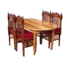 Dining chairs in lacquer by jacques jarrige. Vsff Brown Antique Wooden Dining Table Set For Home Rs 12000 Set Id 17031187273