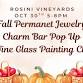 Fall wine glass painting class + permanent jewelry event image
