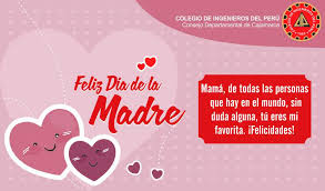 Su sueño es tener la licencia y algún día hacer un viaje alrededor del mundo. Feliz Dia De La Madre Te Desea El Consejo Departamental De Cajamarca Colegio De Ingenieros Del Peru Cd Cajamarca
