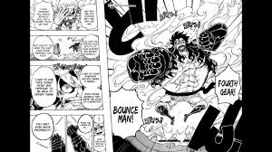 It was first seen in luffy's fight against blueno. Manga Spoilers The Third And Final Form Of Gear 4th Onepiece