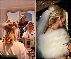 Here are 72 romantic wedding hairstyle trends in 2019. Photos Brides Before And After Having Wedding Day Hair Done