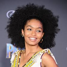 Hair tapers from thick down to the skin and is accented by a he's looking sharp with long curls on top and down the back and shaved sides with a line accent. Best Curl Creams For Natural Afro Hair Textures Popsugar Beauty
