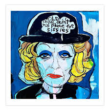 Bette Davis Birthday Card Old Age Aint No Place for Sissies What Ever  Happened to Baby Jane Blanche Hudson Joan Crawford Drunk Cult Classic