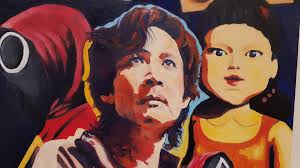 The Squid Dilemma: To Have or To Be? Painting by fabrizio ceccarelli