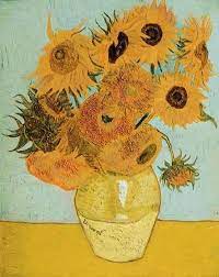Van gogh imagined madame roulin flanked by two sunflower paintings to form a triptych—the virgin mary framed by vibrant bouquets. Vincent Van Gogh Paintings From The Yellow House Van Gogh Sunflowers Van Gogh Prints Van Gogh Paintings