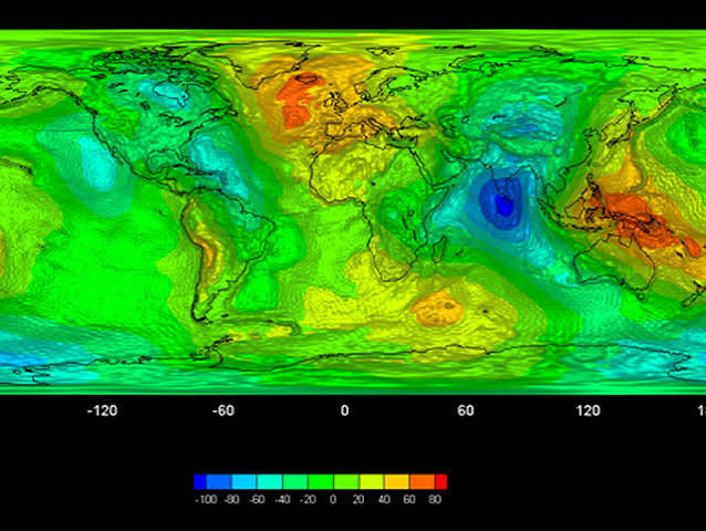 A Map of Earth's Gravity