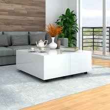 Preise vergleichen und bequem online bestellen! Couchtisch Hochglanz Weiss 100 100 35 Cm Shoppingxl
