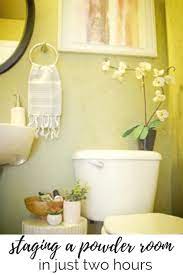 A shower is a place in which a person bathes under a spray of typically warm or hot water. How To Stage A Powder Room T Moore Home Interior Design Studio
