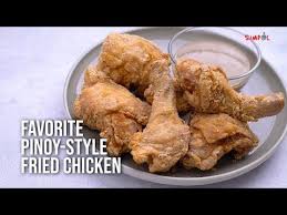Favorite Pinoy Style Fried Chicken Simpol Youtube Drumstick Recipes Chicken Recipes Pinoy Fried Chicken